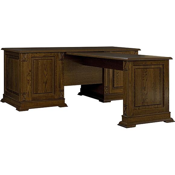 Стол письменный «Верди Классик» П3.0487.2.08, Материал: массив дуба, Цвет: Черешня (Stol_Verdi_luks-8_P432-13_chereshnya_-1.jpg) Стол письменный «Верди Классик» П3.0487.2.08