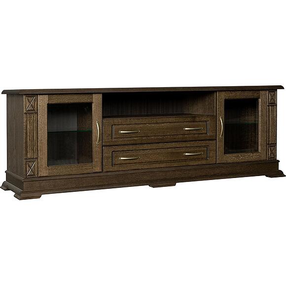 Тумба ТВ «Верди Классик» П1.0487.0.46, Материал: массив дуба, Цвет: Табак (Tumba_VerdiLuxTV22_P487-46_tabak_1-1.jpg) Тумба ТВ «Верди Классик» П1.0487.0.46