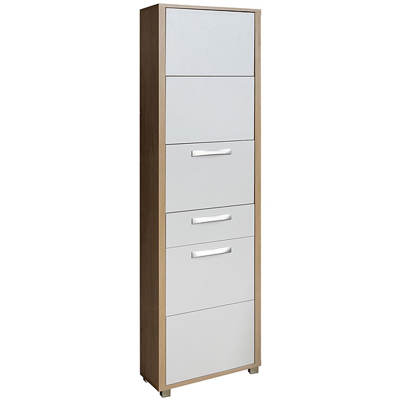 Тумба для обуви «Акцент» П3.595.3.07, Цвет: Персидский жемчуг + Дуб Мадуро (Tumba_dlya_obuvi_Akcent_P3-595-3-07__-2.jpg) Тумба для обуви «Акцент» П3.595.3.07