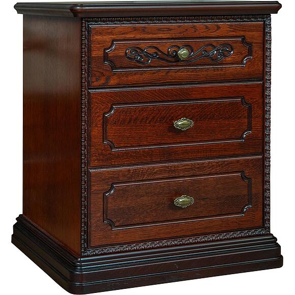 Тумба прикроватная «Бристоль» П3.588.1.03 , Цвет: Спелая вишня (Tumba_prikrovatnaya_Bristol_P3-588-1-03_spelaya_vishnya.jpg) Тумба прикроватная «Бристоль» П3.588.1.03