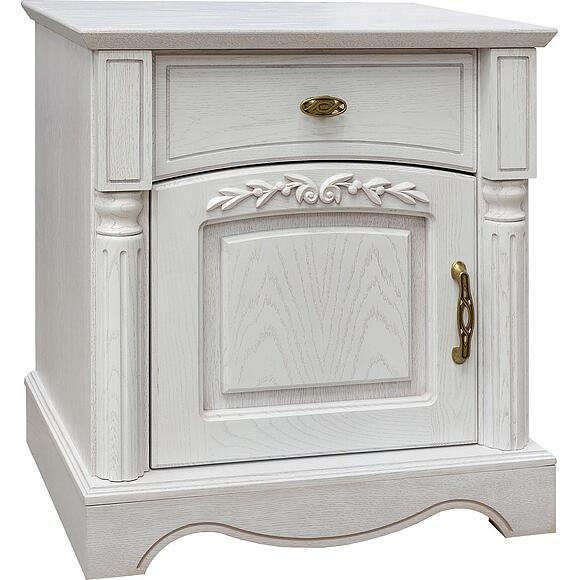 Тумба прикроватная «Паола» БМ2.671.1.30-01(2162-01), Материал: массив дуба, Цвет: Розовый пепел (Tumba_prikrovatnaya_Paola-2162_BM671_rozovii_pepel.jpg) Тумба прикроватная «Паола» БМ2.671.1.30-01(2162-01)