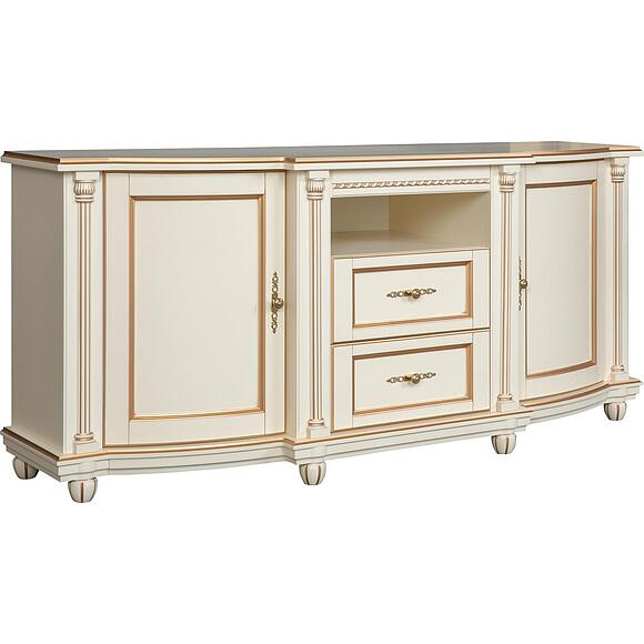 Тумба ТВ «Валенсия Классик» П3.0589.0.10, Цвет: Античная темпера с золочением (Tymba_Tv_3_Valensiya_P244-29_antichnaya_tempera_s_zolocheniem-3.jpg) Тумба ТВ «Валенсия Классик» П3.0589.0.10