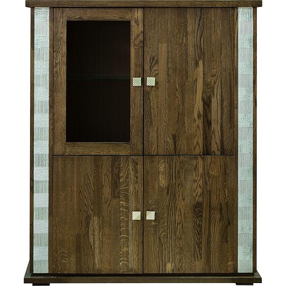 Тумба комбинированная «Тунис» П6.343.0.23 (П343.23/1Ш), Цвет: Венге с серебром (Tymba_kombinirovannaya_Tynis_P343-23-1_venge_s_serebrom.jpg) Тумба комбинированная «Тунис» П6.343.0.23 (П343.23/1Ш)