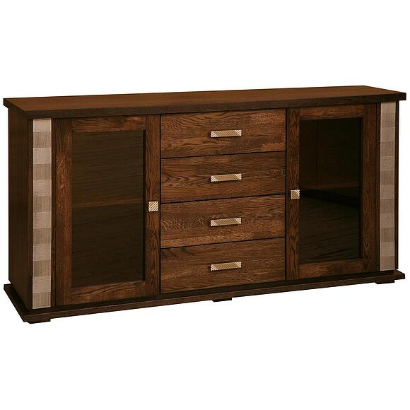 Тумба комбинированная «Тунис» П6.343.0.03 (П343.03Ш), Цвет: Венге с серебром (Venge_s_serebrom_Tumba_kombinirovannaya_Tunis_P343-03SH_.jpg) Тумба комбинированная «Тунис» П6.343.0.03 (П343.03Ш)