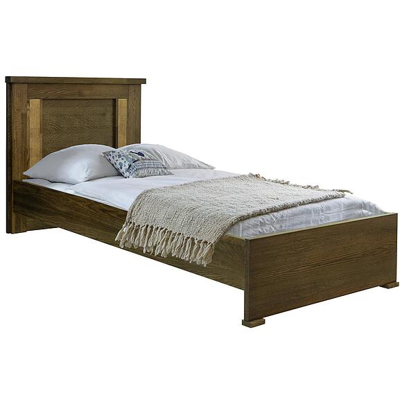 Кровать одинарная «Тунис» П6.343.1.08 (П344.08), Материал: ДСП+шпон, Цвет: Венге c золочением, Спальное место: 2000x900 мм, Размер: 2088х1024х970 (Venge_s_zolotom_Krovat_odinarnaya_Tunis_P344-08.jpg) Кровать одинарная «Тунис» П6.343.1.08 (П344.08)