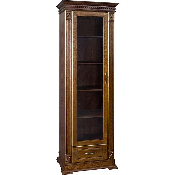 Шкаф «Верди Классик» П1.0487.0.26-01, Материал: массив дуба, Цвет: Черешня с золочением (Verdi_1-1_P487-26_cher_zol-3.jpg) Шкаф «Верди Классик» П1.0487.0.26-01