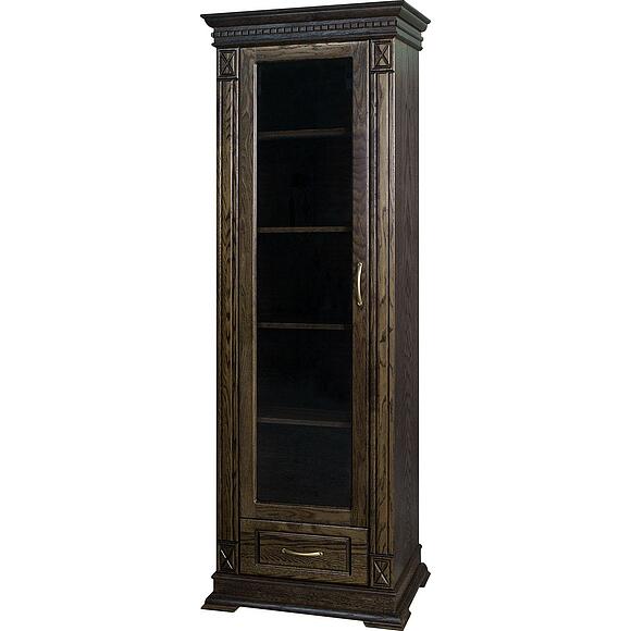 Шкаф «Верди Классик» П1.0487.0.26-01, Материал: массив дуба, Цвет: Венге (Verdi_1-1_P487-26_venge-3.jpg) Шкаф «Верди Классик» П1.0487.0.26-01