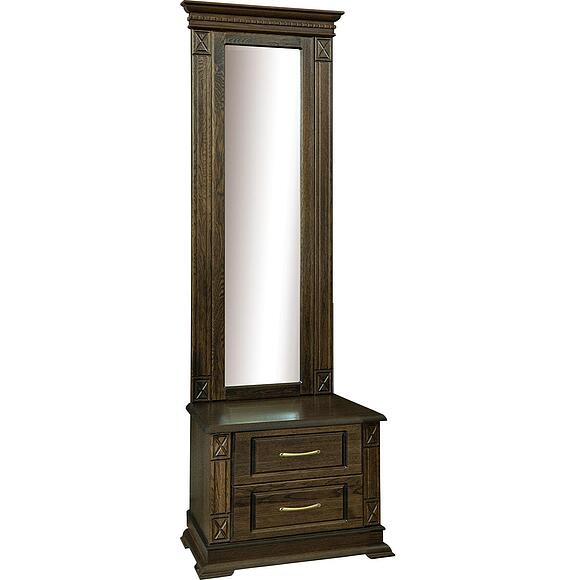 Трюмо «Верди Классик» П3.0487.3.08, Материал: массив дуба, Цвет: Венге (Veshalka_Verdi_Luks_P433-08z_venge-2.jpg) Трюмо «Верди Классик» П3.0487.3.08