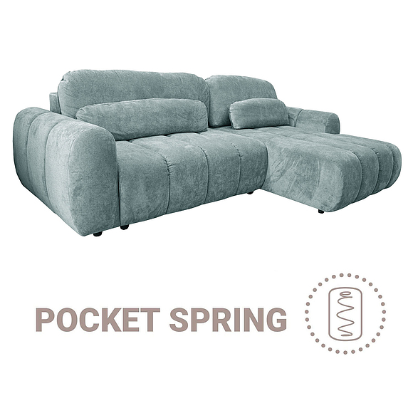 Угловой диван «Баббл» (2ML/R.8MR/L)