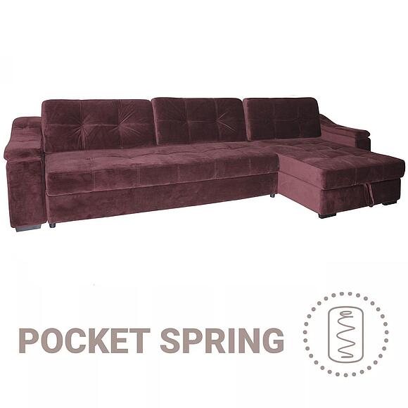 Угловой диван «Инфинити Люкс» (3мL/R8мR/L)