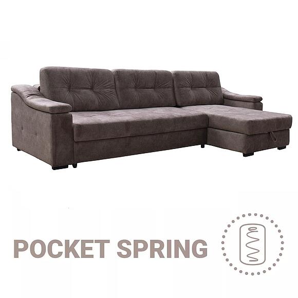 Угловой диван «Инфинити Люкс» (3мL/R8мR/L)