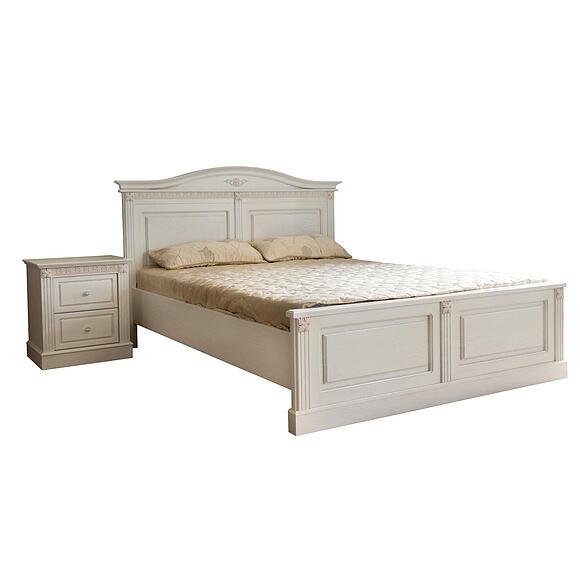 Кровать двойная 2-16 «Изабелла 2591» БМ821, Материал: массив дуба, Цвет: Розовый пепел, Механизм трансформации: без механизма, Спальное место: 2000x1600 мм (krovat-1.jpg) Кровать двойная 2-16 «Изабелла 2591» БМ821