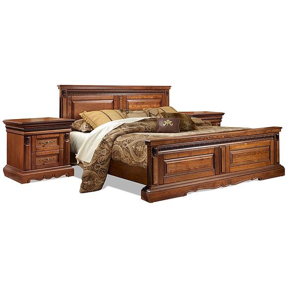 Кровать двойная «Милана» высокое изножье