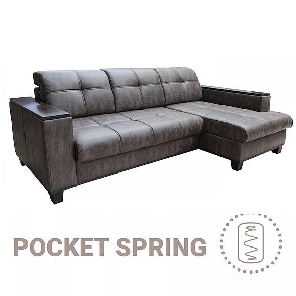 Угловой диван «Матео Люкс» (2ML/6MR)