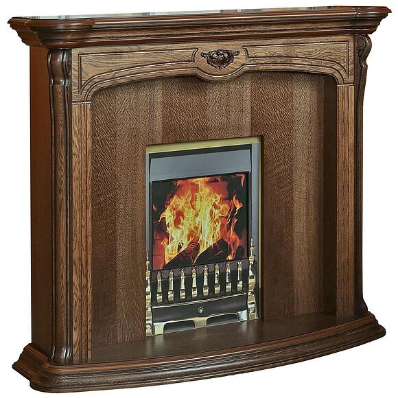 Портал для камина «Алези» П1.350.0.04 (П350.04), Цвет: Табак (p350-04_oborot.jpg) Портал для камина «Алези» П1.350.0.04 (П350.04)