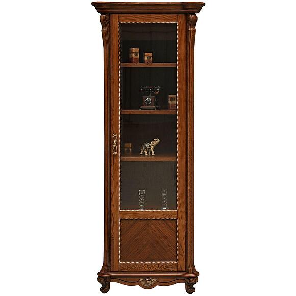 Шкаф «Алези» П1.350.0.23/П1.350.0.23-01 (П350.23/П350.23-01), Материал: массив дуба, Цвет: Античная бронза (p350-23.jpg) Шкаф «Алези» П1.350.0.23/П1.350.0.23-01 (П350.23/П350.23-01)