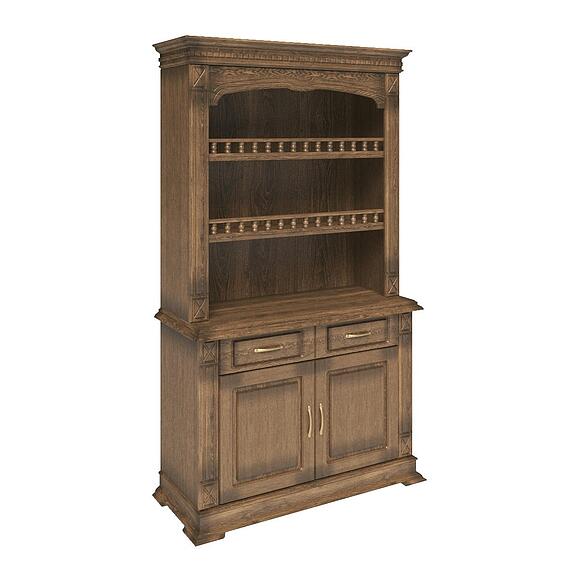 Шкаф комбинированный 2д «Верди Классик» П1.0487.0.41, Материал: массив дуба, Цвет: Дуб рустикаль с патинированием (shkaf_kombinir_verdi_2-1_p487_41_dub_rustikal_patina5c7e13d981cc0-1.jpg) Шкаф комбинированный 2д «Верди Классик» П1.0487.0.41