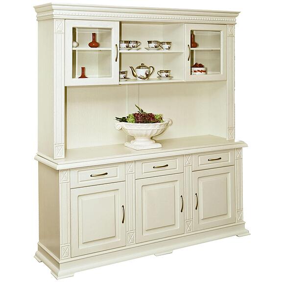 Шкаф комбинированный 3д «Верди Классик» П1.0487.0.39, Цвет: Слоновая кость (shkaf_kombinir_verdi_3-4_p487_39_slon_kost-2.jpg) Шкаф комбинированный 3д «Верди Классик» П1.0487.0.39