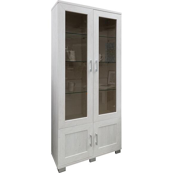 Шкаф с витриной «Оникс» П045.102