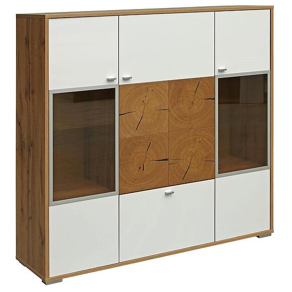 Шкаф с витриной «Гелиос» П550.02