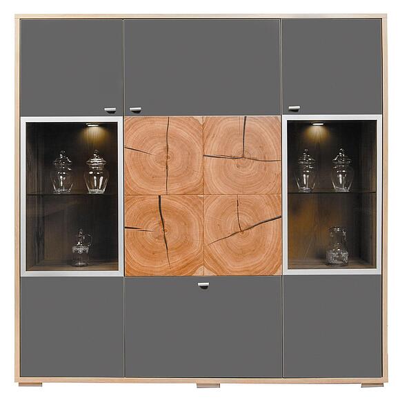 Шкаф с витриной «Гелиос» П550.02