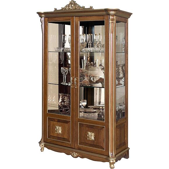 Шкаф с витриной «Алези Люкс» П1.349.0.19 (П350.19л)