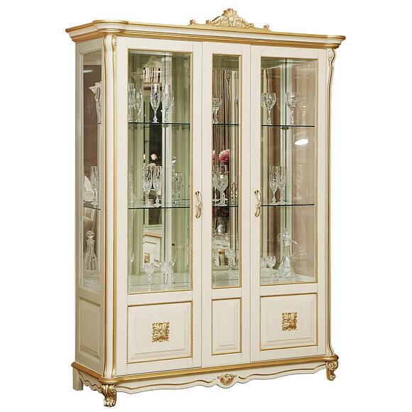 Шкаф с витриной 3д «Алези Люкс» П1.349.0.05 (П350.05л)