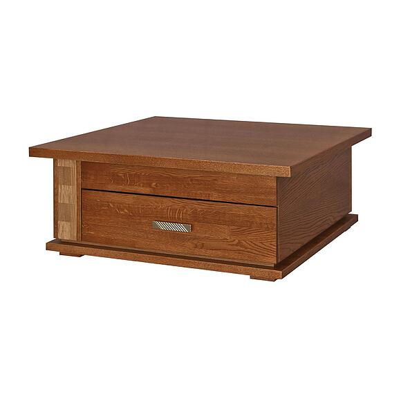 Стол журнальный «Тунис» П6.343.0.04 (П343.04-1Ш), Материал: ДСП+шпон, Цвет: Медовый с золочением (stol_jurn_tunis_p343_04sh_dub_rustikal_zolot.jpg) Стол журнальный «Тунис» П6.343.0.04 (П343.04-1Ш)