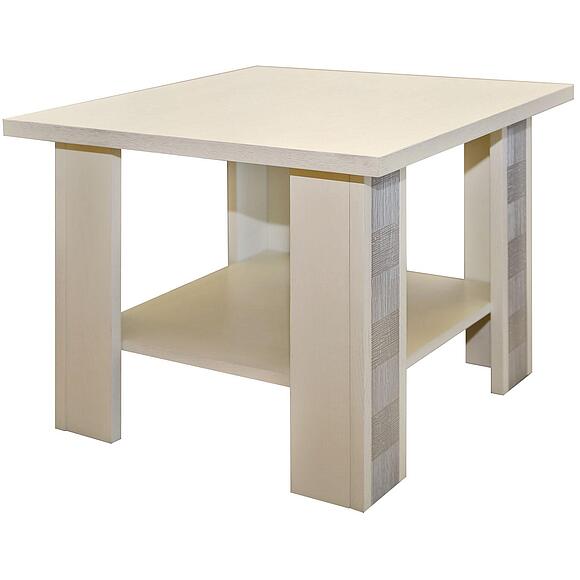 Стол журнальный «Тунис» П6.343.0.10 (П343.10Ш), Материал: ДСП+шпон, Цвет: Слоновая кость с серебром (stol_jurn_tunis_p343_10sh_slon_kost_serebro.jpg) Стол журнальный «Тунис» П6.343.0.10 (П343.10Ш)