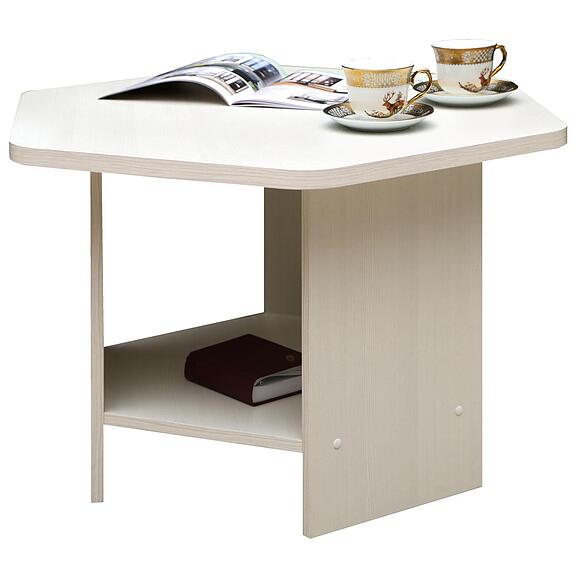 Стол журнальный «Турин» П7.036.0.52 (П036.52), Материал: ЛДСП+МДФ, Цвет: Сосна карелия (stol_jurn_turin_p036_52_white-1.jpg) Стол журнальный «Турин» П7.036.0.52 (П036.52)