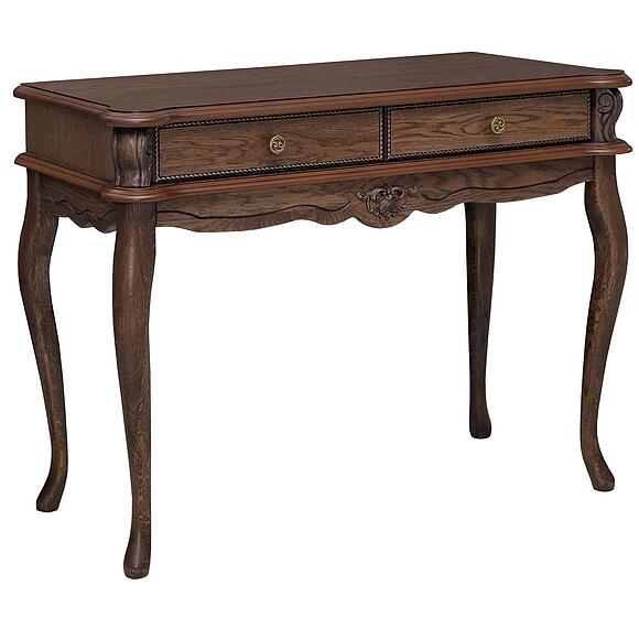 Стол туалетный «Алези» П1.350.1.19 (П349.19), Материал: массив дуба, Цвет: Табак (stol_tualet_alezi_p349_19_tabak.jpg) Стол туалетный «Алези» П1.350.1.19 (П349.19)