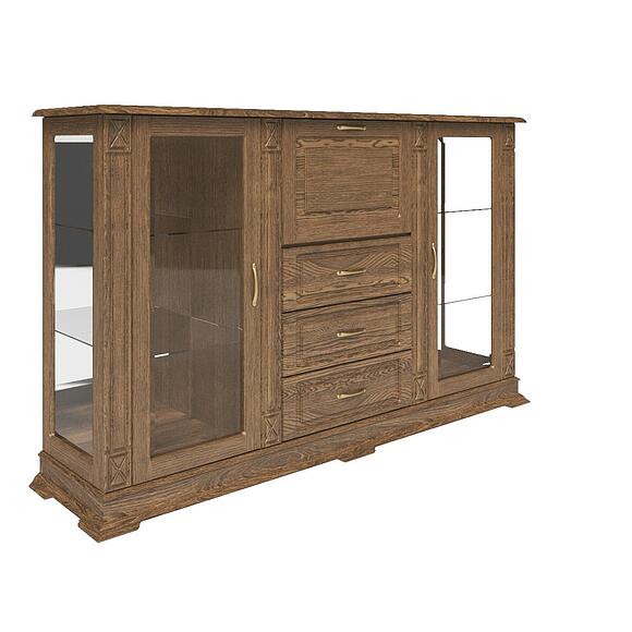 Тумба «Верди Классик» П1.0487.0.13, Цвет: Дуб рустикаль (tumba_kombinir_verdi_3-3z_p487_13z_dub_rustikal5c778fc63b5f4-1.jpg) Тумба «Верди Классик» П1.0487.0.13