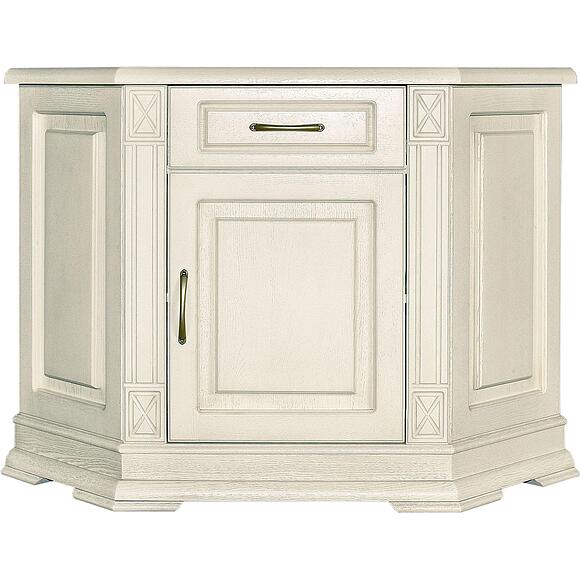 Тумба угловая «Верди Классик» П1.0487.0.01, Материал: массив дуба, Цвет: Слоновая кость (tumba_verdi_1u_p487_01_slon_kost-2.jpg) Тумба угловая «Верди Классик» П1.0487.0.01