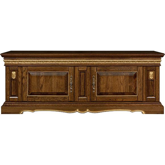 Тумба «Милана ТВ3с» П4.265.0.15(265.15с), Цвет: Черешня с золочением