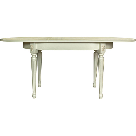 Стол «Милана 10» П4.265.0.24(313.02), Материал: массив дуба, Цвет: Слоновая кость