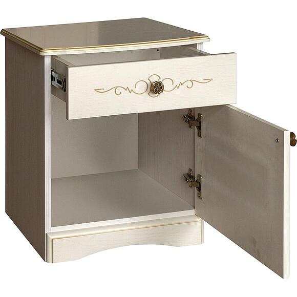 Тумба «Беатрис 2661» БМ831, Цвет: Жасмин с золочением