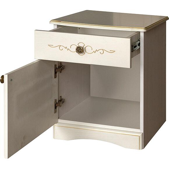 Тумба «Беатрис 2661-01» БМ831, Цвет: Жасмин с золочением