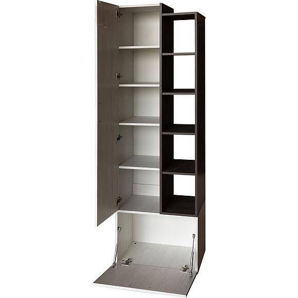 Шкаф комбинированный «Луна» П7.049.1.12, Материал: ЛДСП, Цвет: сосна рандерс + оникс