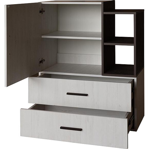 Тумба «Луна» П7.049.1.21, Цвет: сосна рандерс + оникс