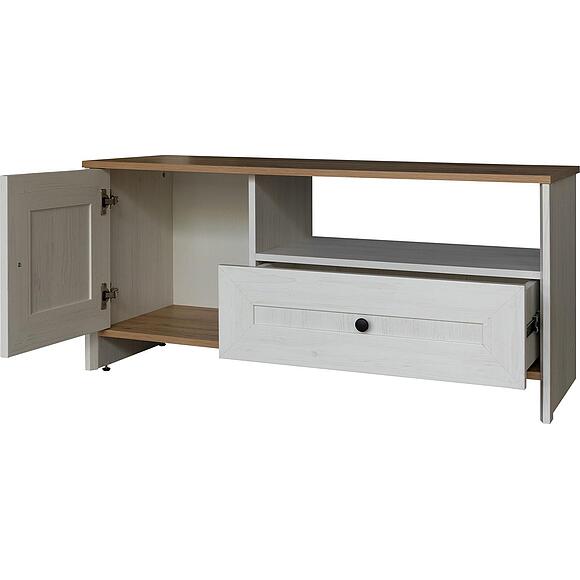 Тумба «Парма П7.050.0.21, Материал: ЛДСП+МДФ, Цвет: сосна рандерс + дуб кантри золотой