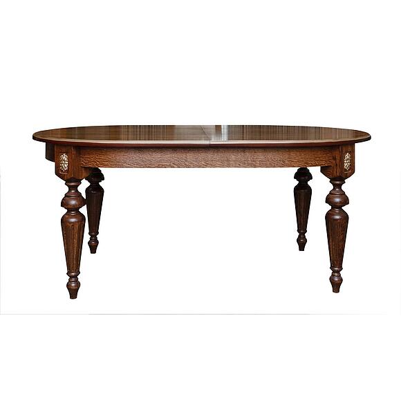 Стол «Милана 18» П4.265.0.32(394.02), Материал: МДФ+шпон, Цвет: Черешня с золочением