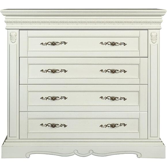 Комод «Милана 11с» П4.265.1.11(294.11с), Цвет: Слоновая кость
