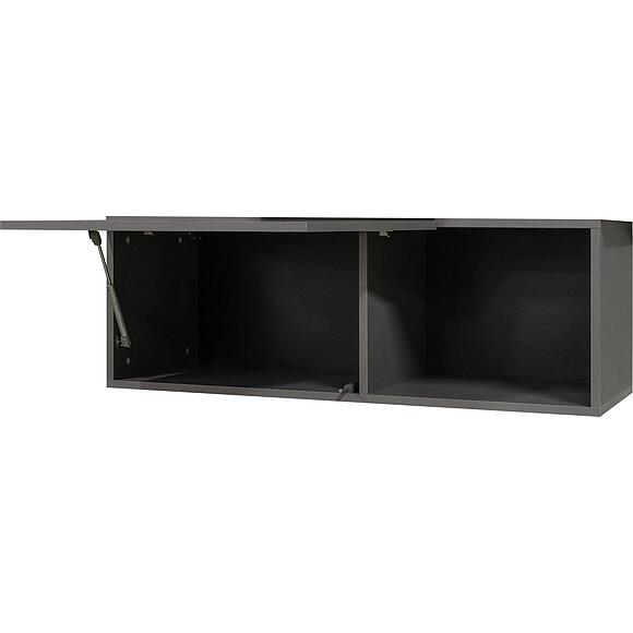 Шкаф навесной «Норидж» П6.633.0.15 (П633.15), Материал: ЛДСП, Цвет: Вольфрам (Noridj_P633-15_volfram-.jpg) Шкаф навесной «Норидж» П6.633.0.15 (П633.15), Материал: ЛДСП, Цвет: Вольфрам