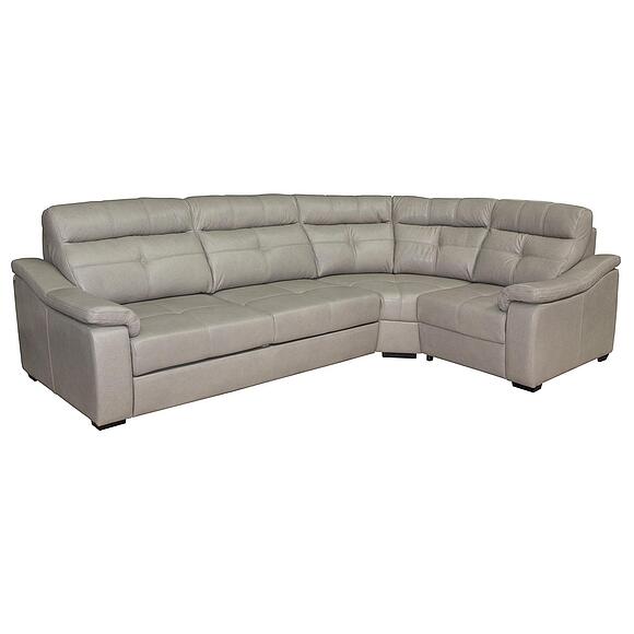 Угловой диван «Барселона 2» (3mL/R901R/L), Материал: натуральная кожа, Группа ткани: 150 группа