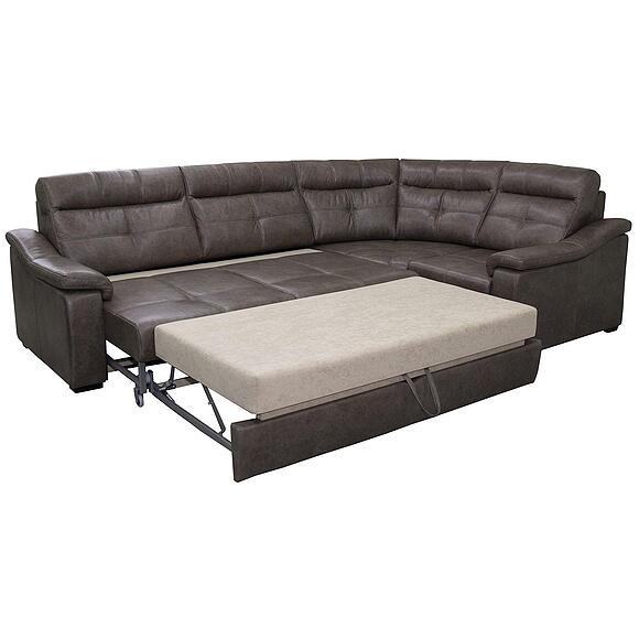 Угловой диван «Барселона 2» (3mL/R901R/L), Материал: натуральная кожа, Группа ткани: 150 группа