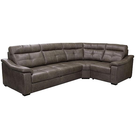 Угловой диван «Барселона 2» (3mL/R901R/L), Материал: натуральная кожа, Группа ткани: 150 группа