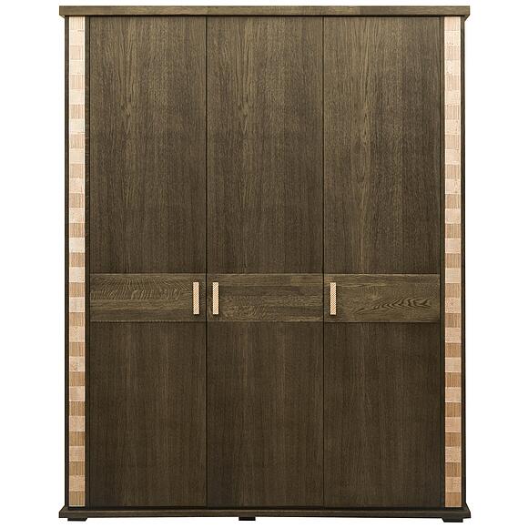 Шкаф для одежды «Тунис» П6.343.1.01 (П344.01/1), Материал: массив дуба, Цвет: Венге c золочением (Shkaf_dlya_odezhdy_Tunis_P344-01-1_Venge_s_zolocheniyem_.jpg) Шкаф для одежды «Тунис» П6.343.1.01 (П344.01/1), Материал: массив дуба, Цвет: Венге c золочением