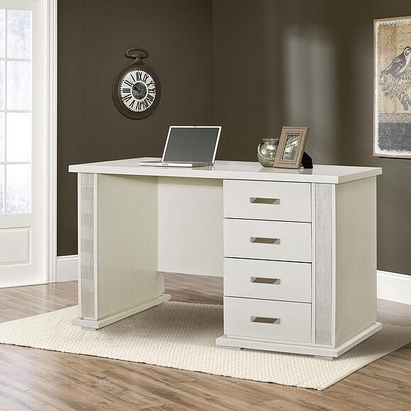 Стол письменный «Тунис» П6.343.2.25 (П343.25-1Ш), Материал: ДСП+шпон, Цвет: Слоновая кость с серебром (Tunis_P343-25sh_-slon_kost-serebro.jpg) Стол письменный «Тунис» П6.343.2.25 (П343.25-1Ш), Материал: ДСП+шпон, Цвет: Слоновая кость с серебром