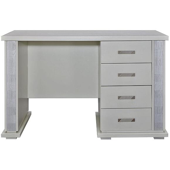 Стол письменный «Тунис» П6.343.2.25 (П343.25-1Ш), Материал: ДСП+шпон, Цвет: Слоновая кость с серебром (stol_pism_tunis_p343_25_slon_kost_serebro_2-1.jpg) Стол письменный «Тунис» П6.343.2.25 (П343.25-1Ш), Материал: ДСП+шпон, Цвет: Слоновая кость с серебром