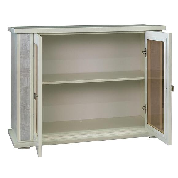 Тумба комбинированная «Тунис» П6.343.0.16 (П343.16Ш), Цвет: Слоновая кость с серебром (Slon_kost_s_serebrom_Tumba_Tunis_P343-16SH-2.jpg) Тумба комбинированная «Тунис» П6.343.0.16 (П343.16Ш), Цвет: Слоновая кость с серебром